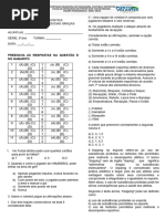 Avaliação Diagnostica Essa 8 e 9