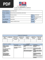 Planificación Por Secuencia Didáctica Plantilla Genesis