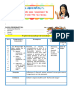 Leemos Un Cuento para Comprender La Importancia de Convivir en Armonía - Tutoria o Comun Ii Ua.