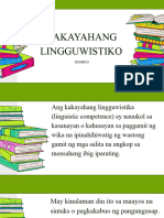 Kakayahang Lingguwistiko