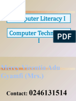 1 Introduction To Computers