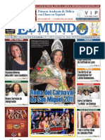 El Mundo Newspaper: No. 2041 - 11/10/11