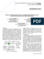 12 - Design of A Propeller Fan Using 3-D Inverse Design Method and CFD For High Efficiency and Low Aerodynamic Noise