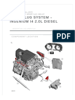 Glow Plug System - Ingenium I4 2.0L Diesel Description and Operation