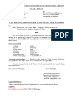 Transformer Oil Testing - Authorization