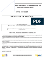 2 Gado - Bravo Superior PROF HISTORIA PROVA