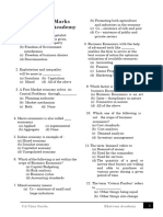 Economics MCQ Test Paper