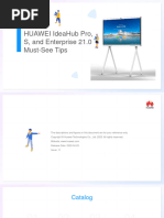 Huawei Ideahub Pro S and Enterprise 21.0 Must-See Tips