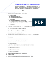 Alimentación, Nutrición y Dietética