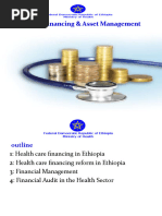 Health Financing and Asset Management