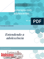 SLIDES Psicoterapia Com Adolescentes