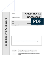 GS-PO-SSO 01 - Identificación de Peligros, Evaluación y Control de Riesgos