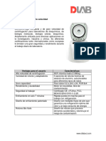 Folleto - Centrifuga DLab D3024