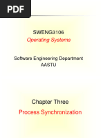 Chapter 3 - Process Synchronization