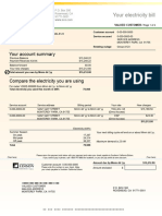 California Utility Bill Template