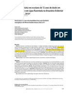 Artigo - Cárie Dentária em Escolares de 12 Anos de Idade em Município Sem Água Fluoretada Na Amazônia Ocidental Brasileira, 2010