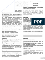 Exercícios de Revisão - 2 Série - P2 - IF