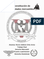 Constitución de Sociedades Mercantiles en México