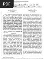 Performance Analysis of Non-Ideal DC-DC Positive Output Elementary Superlift Luo Converter