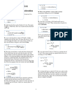 3 Rectilinear Motion