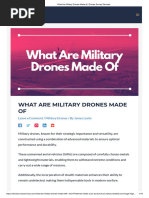 What Are Military Drones Made of - Drones Survey Services