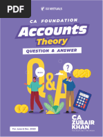 Accounts Theory Q&A - CA Zubair Khan