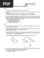 Problemas Conductores. Capacitancia