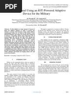 Developing and Using An IOT-Powered Adaptive Device For The Military