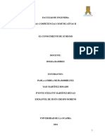 Competencias Comunicativas Ii - Conocimientos de Si Mismo