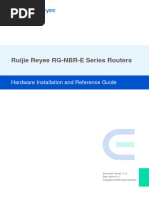 Ruijie Reyee RG-NBR-E Series Routers Hardware Installation and Reference Guide V1.2