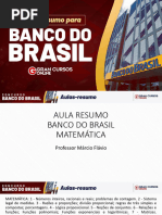 MATEMÁTICA AULA RESUMO 3 - BANCO DO BRASIL CESGRANRIO - 22.07 - Marcio Flavio