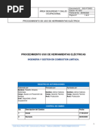 Uso y Manejo de Herramientas Electricas