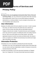 OnlyMate AI Terms of Services and Privacy Policy