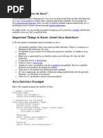 Interface in Java