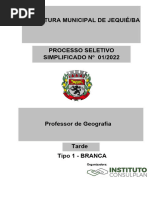 Professor de Geografia - Jequie