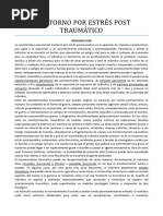 Trastorno Por Estres Post Tratumatico