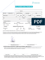 Form E124 Poder Tramitar