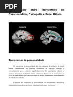 A Interação Entre Transtornos de Personalidade, Psicopatia e Serial Killers