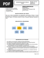 RH-D-02 Perfil de Puestos - Gerente Administrativo