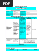 Sesion de Aprendizaje El Sistema Circulatorio