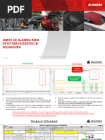 Limite de Alarma para Detectar Faltantes de Soldadura