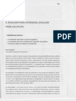 Neuss Sanmartí - Evaluar para Aprender, Evaluar para Calificar