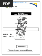 EC Geography Grade 12 September 2023 P2 and Memo