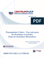 SESIONES 3-4 PENSAMIENTO CRITICO Y HEURISTICAS 10 Marzo 2024