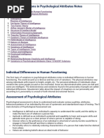 XII Psychology Chapter 1 Notes