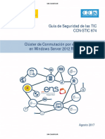 CCN-STIC-874 Cluster Conmutacion Por Error en WS 2012 R2