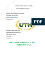 Administracion Financiera I Tarea Modulo 9