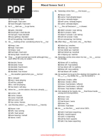 Mixed Tenses Test 1 - Learnenglishteam - Com