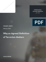 Why An Agreed Definition of Terrorism Matters