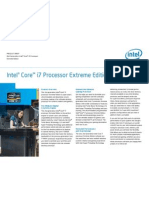 Intel® Core™ I7 Processor Extreme Edition: Product Overview Unleash The Ultimate Gaming Processor